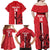 Custom Yemen Football Family Matching Off Shoulder Maxi Dress and Hawaiian Shirt Come On Al-Yaman as-Sa'eed