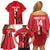Custom Yemen Football Family Matching Off Shoulder Short Dress and Hawaiian Shirt Come On Al-Yaman as-Sa'eed