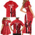 Custom Yemen Football Family Matching Short Sleeve Bodycon Dress and Hawaiian Shirt Come On Al-Yaman as-Sa'eed
