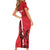 Custom Yemen Football Family Matching Short Sleeve Bodycon Dress and Hawaiian Shirt Come On Al-Yaman as-Sa'eed