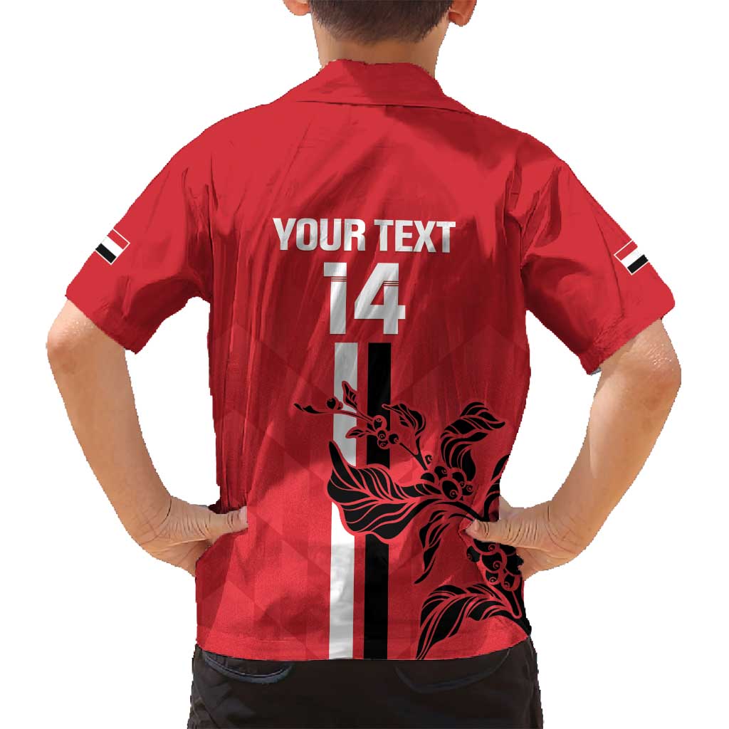 Custom Yemen Football Family Matching Tank Maxi Dress and Hawaiian Shirt Come On Al-Yaman as-Sa'eed