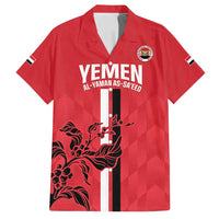 Custom Yemen Football Family Matching Tank Maxi Dress and Hawaiian Shirt Come On Al-Yaman as-Sa'eed