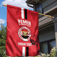 Custom Yemen Football Garden Flag Come On Al-Yaman as-Sa'eed