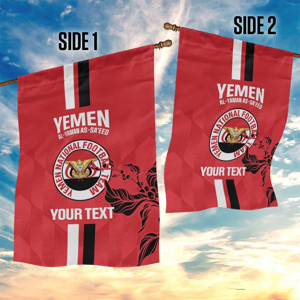 Custom Yemen Football Garden Flag Come On Al-Yaman as-Sa'eed