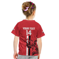 Custom Yemen Football Kid T Shirt Come On Al-Yaman as-Sa'eed