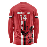 Custom Yemen Football Long Sleeve Shirt Come On Al-Yaman as-Sa'eed