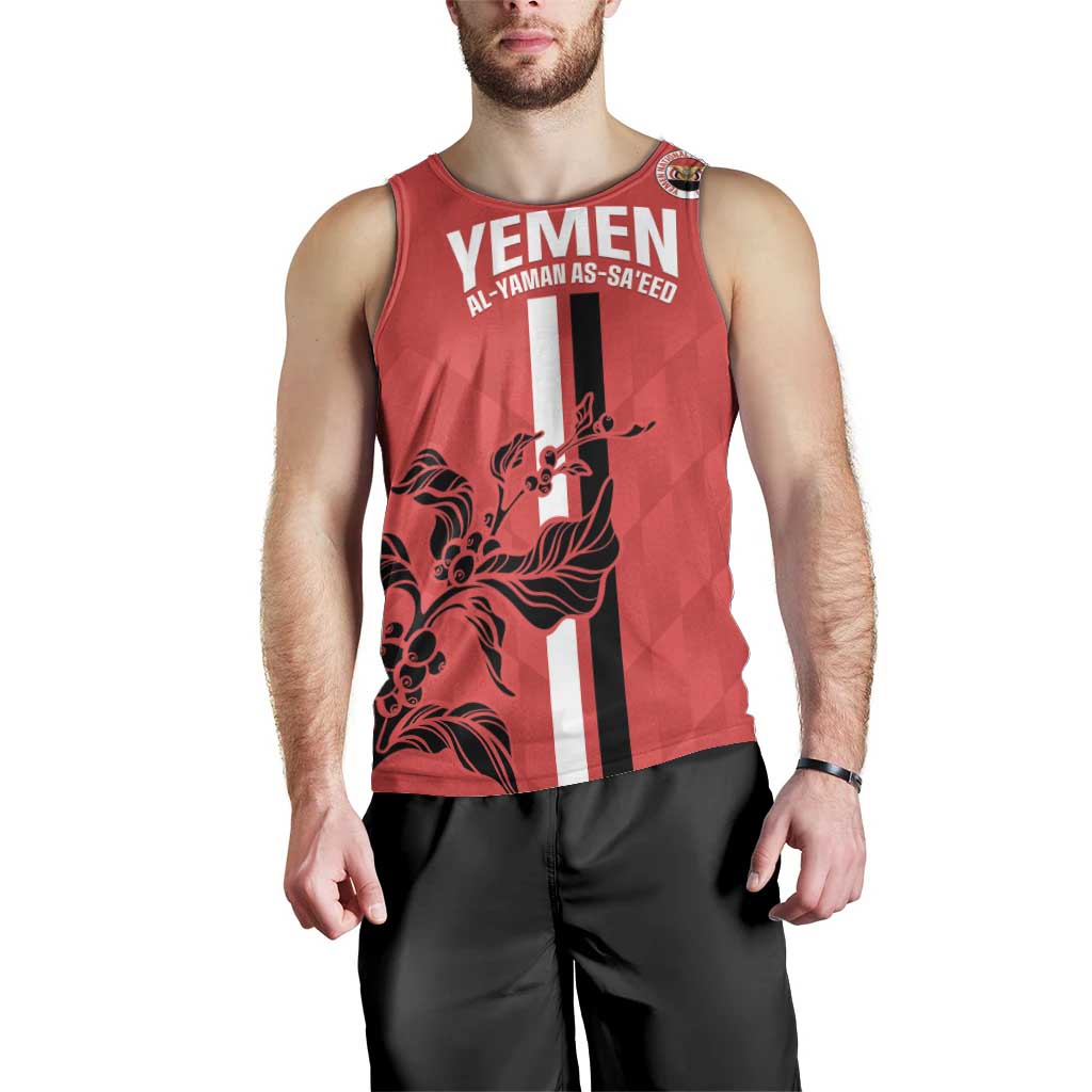 Custom Yemen Football Men Tank Top Come On Al-Yaman as-Sa'eed