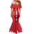 Custom Yemen Football Mermaid Dress Come On Al-Yaman as-Sa'eed