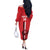 Custom Yemen Football Off The Shoulder Long Sleeve Dress Come On Al-Yaman as-Sa'eed