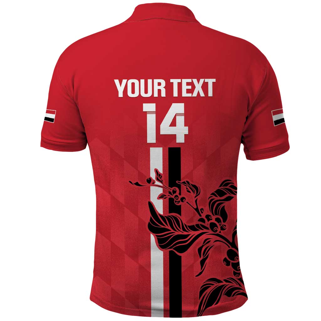 Custom Yemen Football Polo Shirt Come On Al-Yaman as-Sa'eed