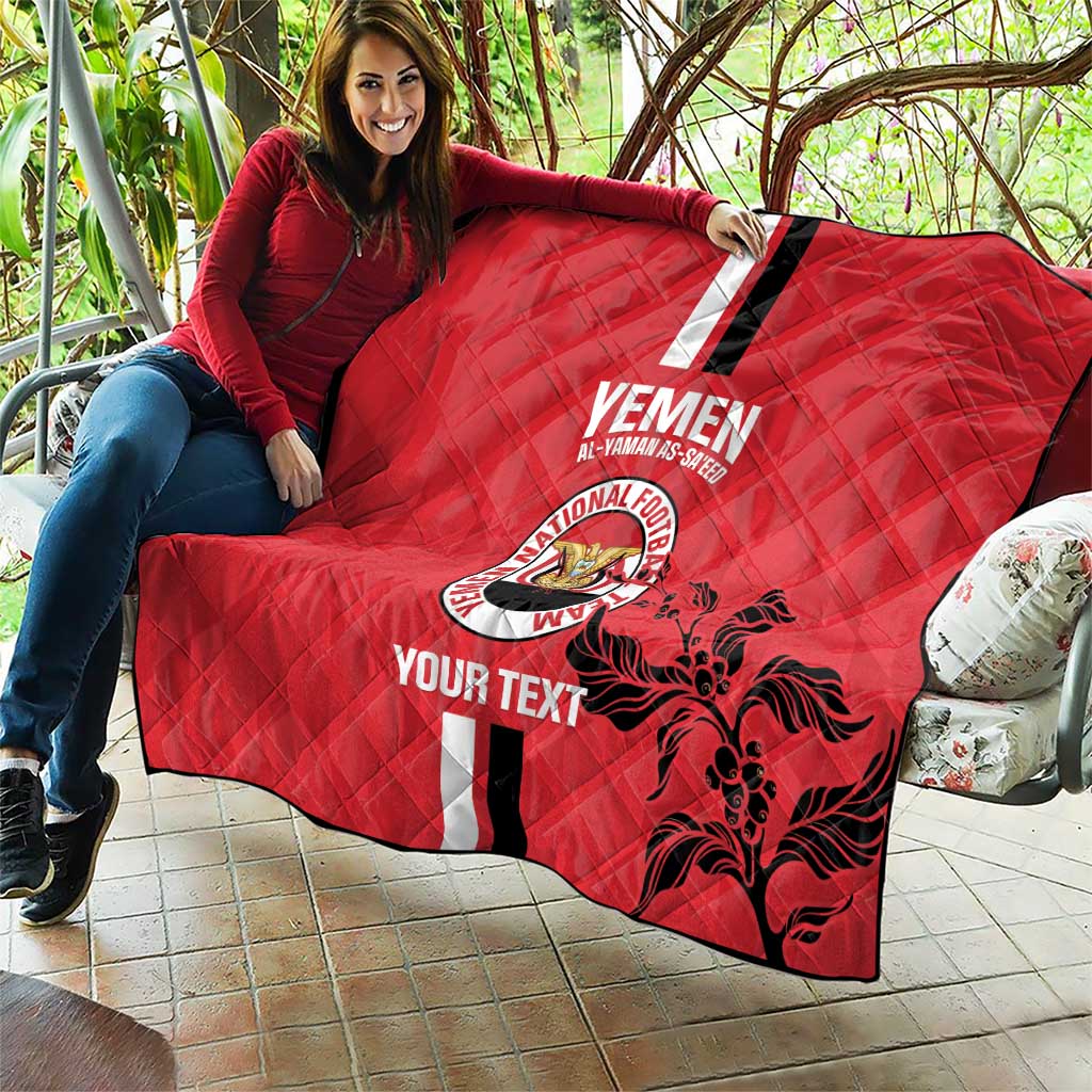 Custom Yemen Football Quilt Come On Al-Yaman as-Sa'eed