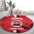 Custom Yemen Football Round Carpet Come On Al-Yaman as-Sa'eed