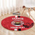 Custom Yemen Football Round Carpet Come On Al-Yaman as-Sa'eed