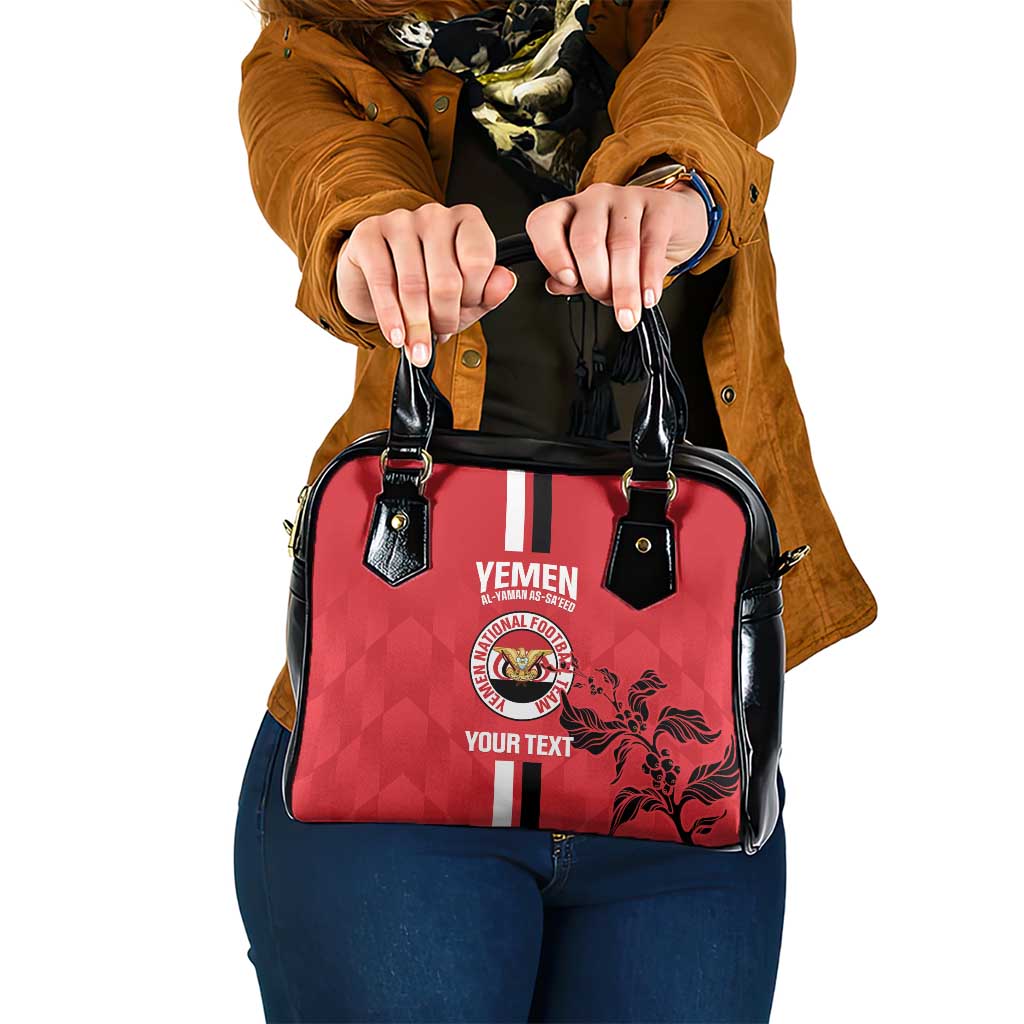 Custom Yemen Football Shoulder Handbag Come On Al-Yaman as-Sa'eed