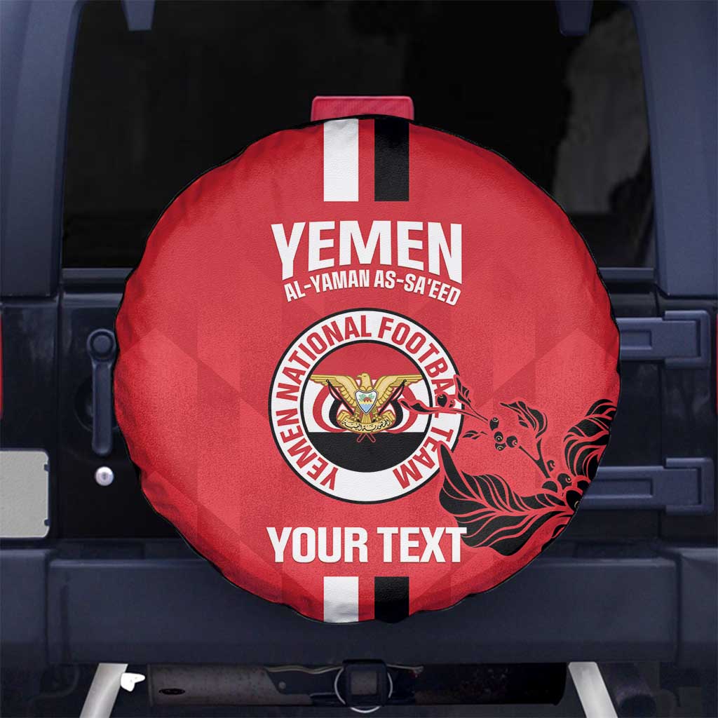 Custom Yemen Football Spare Tire Cover Come On Al-Yaman as-Sa'eed