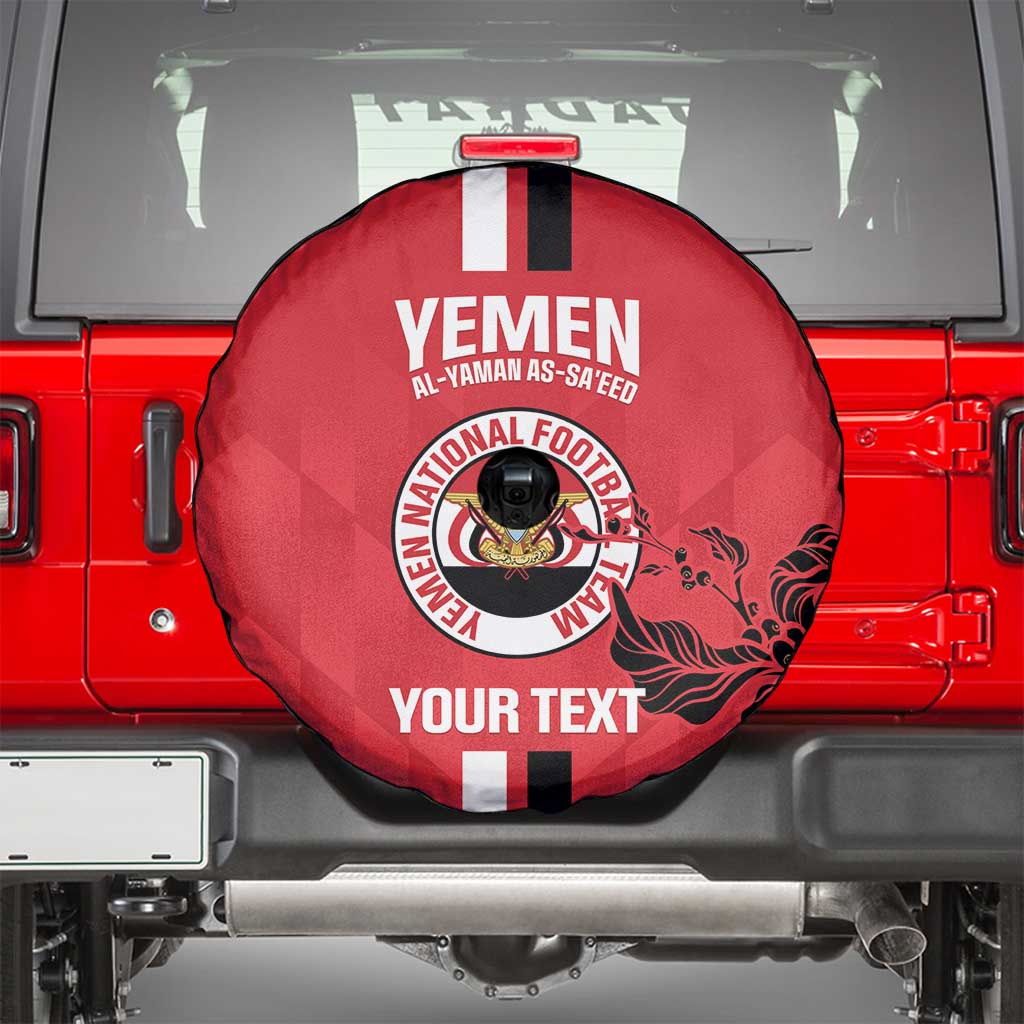 Custom Yemen Football Spare Tire Cover Come On Al-Yaman as-Sa'eed