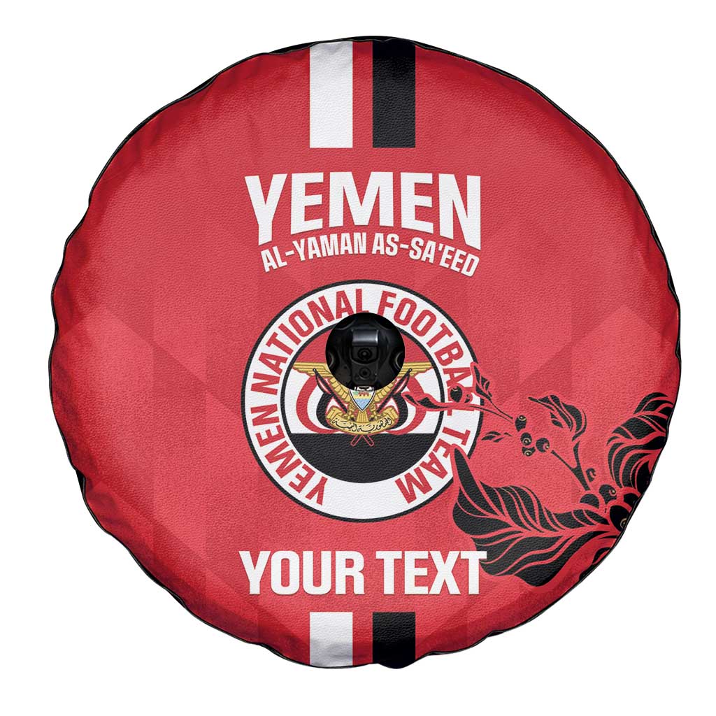 Custom Yemen Football Spare Tire Cover Come On Al-Yaman as-Sa'eed