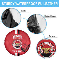 Custom Yemen Football Spare Tire Cover Come On Al-Yaman as-Sa'eed