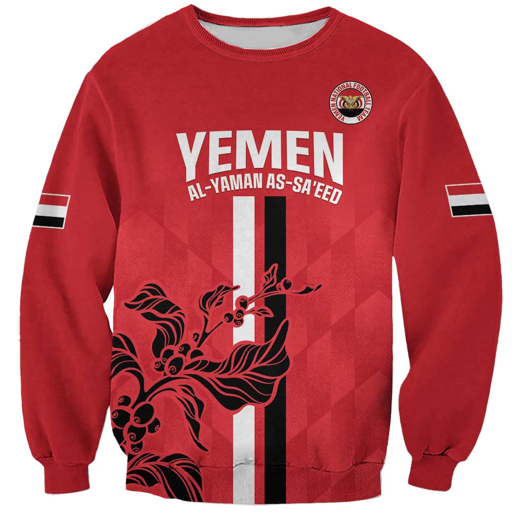 Custom Yemen Football Sweatshirt Come On Al-Yaman as-Sa'eed