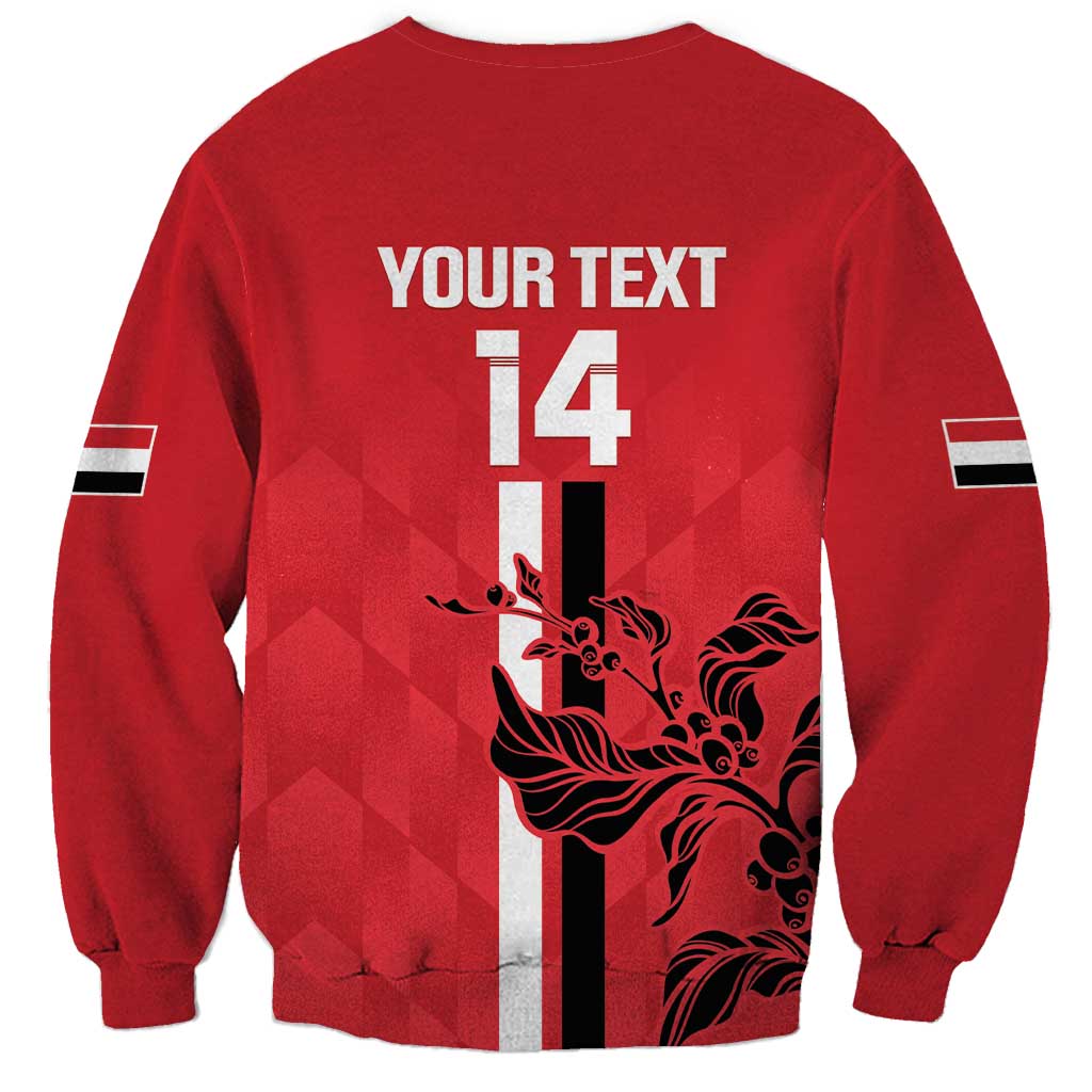 Custom Yemen Football Sweatshirt Come On Al-Yaman as-Sa'eed