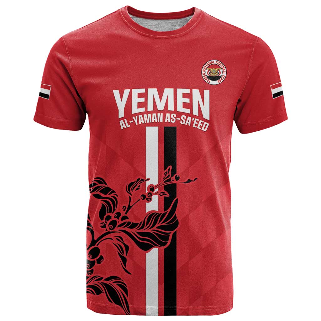 Custom Yemen Football T Shirt Come On Al-Yaman as-Sa'eed