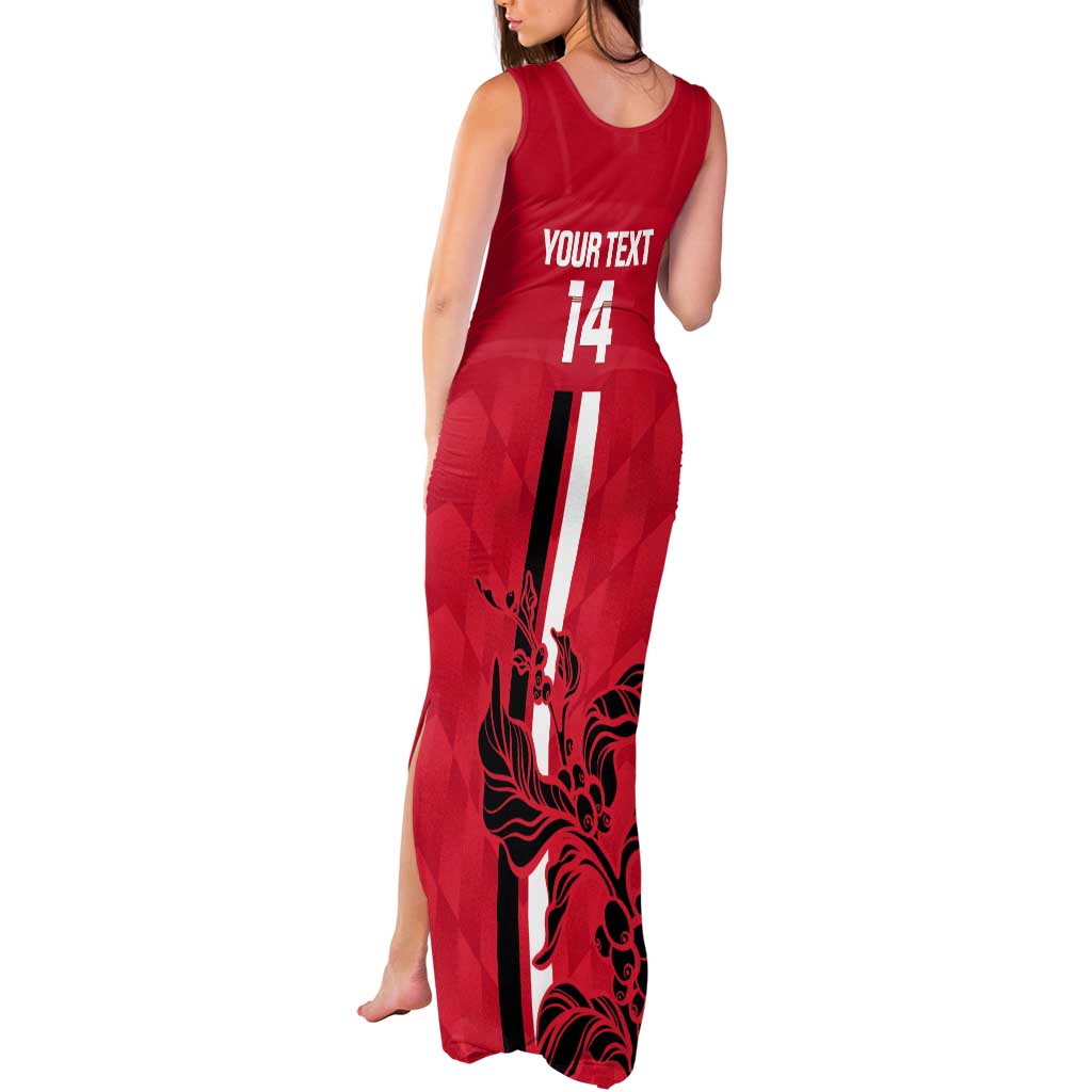 Custom Yemen Football Tank Maxi Dress Come On Al-Yaman as-Sa'eed