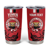 Custom Yemen Football Tumbler Cup Come On Al-Yaman as-Sa'eed