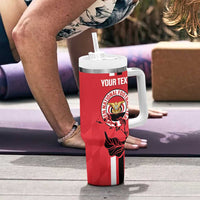 Custom Yemen Football Tumbler With Handle Come On Al-Yaman as-Sa'eed