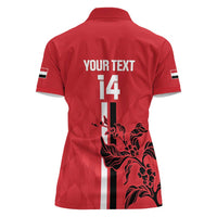 Custom Yemen Football Women Polo Shirt Come On Al-Yaman as-Sa'eed
