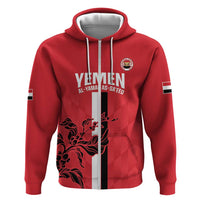 Custom Yemen Football Zip Hoodie Come On Al-Yaman as-Sa'eed