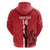 Custom Yemen Football Zip Hoodie Come On Al-Yaman as-Sa'eed