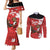 Canada Rugby Custom Couples Matching Mermaid Dress and Long Sleeve Button Shirt Beaver Mascot Go Canadian