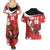 Canada Rugby Custom Couples Matching Summer Maxi Dress and Hawaiian Shirt Beaver Mascot Go Canadian