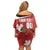 Canada Rugby Custom Family Matching Off Shoulder Short Dress and Hawaiian Shirt Beaver Mascot Go Canadian