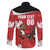 Canada Rugby Custom Family Matching Summer Maxi Dress and Hawaiian Shirt Beaver Mascot Go Canadian