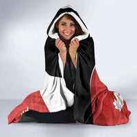 Canada Rugby Custom Hooded Blanket Beaver Mascot Go Canadian