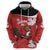 Canada Rugby Custom Hoodie Beaver Mascot Go Canadian