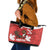 Canada Rugby Custom Leather Tote Bag Beaver Mascot Go Canadian