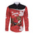 Canada Rugby Custom Long Sleeve Button Shirt Beaver Mascot Go Canadian