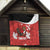 Canada Rugby Custom Quilt Beaver Mascot Go Canadian
