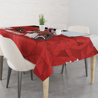 Canada Rugby Custom Tablecloth Beaver Mascot Go Canadian