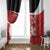 Canada Rugby Custom Window Curtain Beaver Mascot Go Canadian