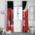Canada Rugby Custom Window Curtain Beaver Mascot Go Canadian
