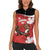 Canada Rugby Custom Women Sleeveless Polo Shirt Beaver Mascot Go Canadian