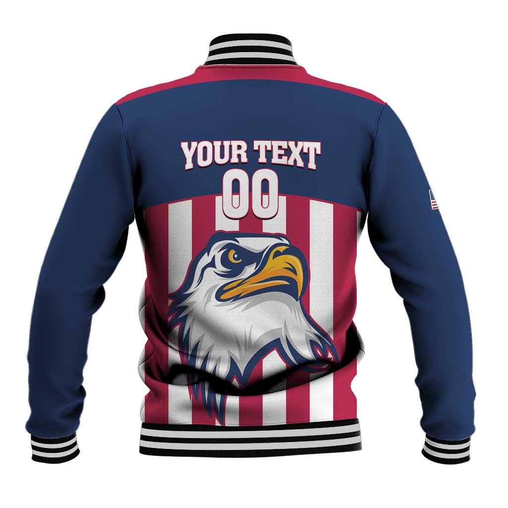 USA 2025 Rugby Custom Baseball Jacket Come On Eagle