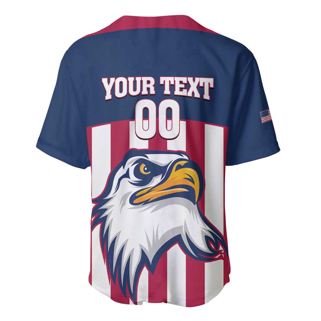 USA 2025 Rugby Custom Baseball Jersey Come On Eagle
