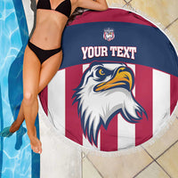 USA 2025 Rugby Custom Beach Blanket Come On Eagle