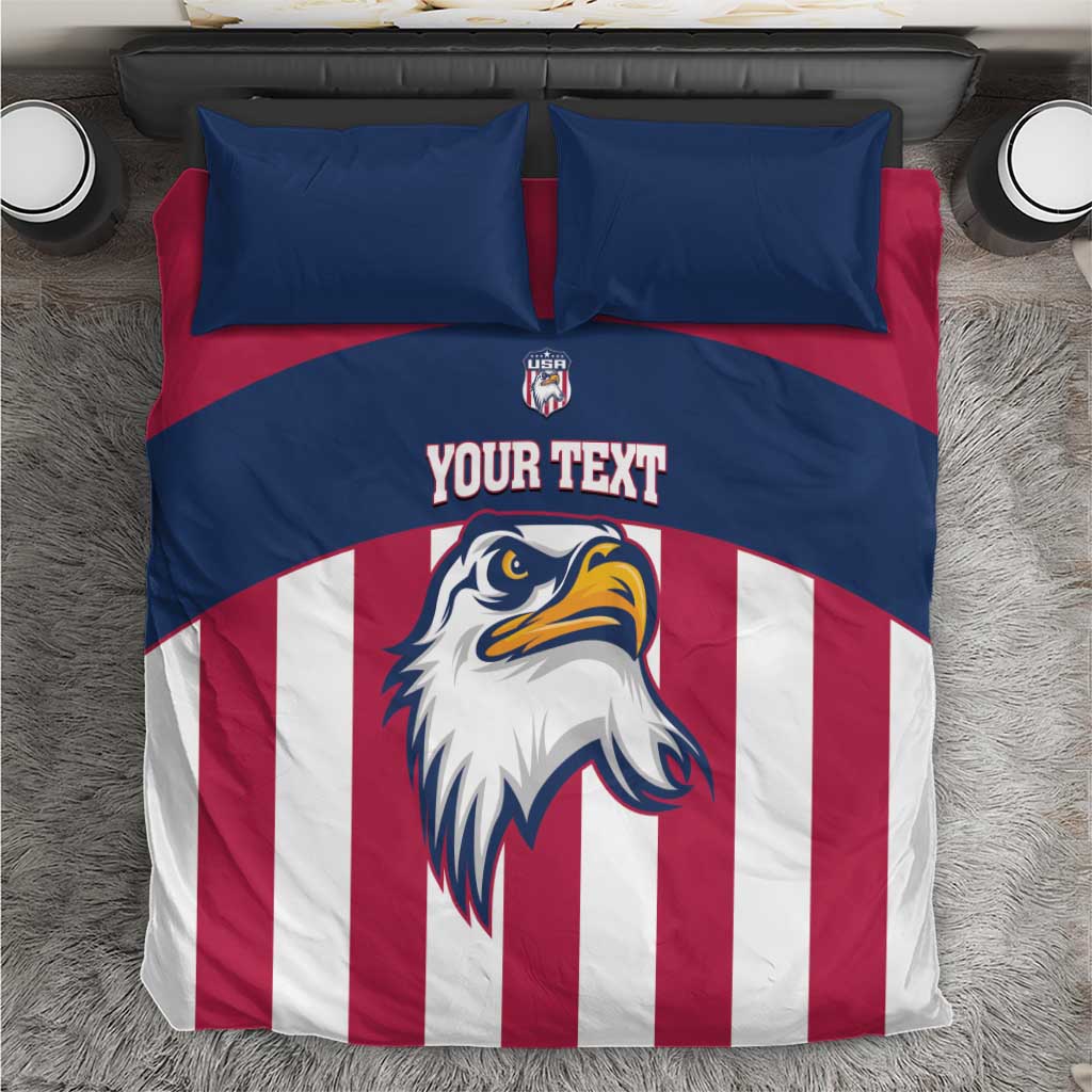 USA 2025 Rugby Custom Bedding Set Come On Eagle