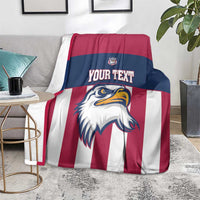 USA 2025 Rugby Custom Blanket Come On Eagle