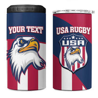 USA 2025 Rugby Custom 4 in 1 Can Cooler Tumbler Come On Eagle